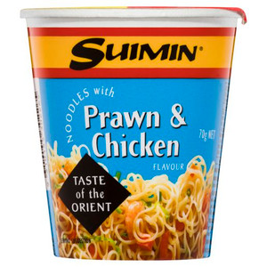 SUIMIN PRAWN AND CHICKEN CUP 70GM (Carton of 12)