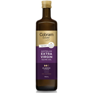 COBRAM ESTATE CLASSIC AUSTRALIAN EXTRA VIRGIN OLIVE OIL 750ML