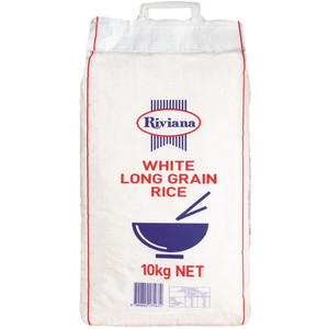 RIVIANA WHITE LONG GRAIN RICE 10KG