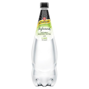 SCHWEPPES LIME MINERAL WATER 1.1L (Carton of 12)