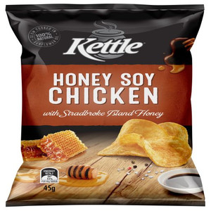 KETTLE HONEY SOY CHICKEN CHIPS 45GM (Carton of 18)