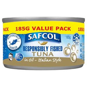 SAFCOL TUNA IN OIL 185GM (Carton of 12)