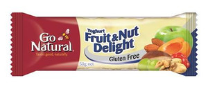 GO NATURAL BAR YOGHURT FRUIT AND NUT DELIGHT 50GM (Carton of 16)