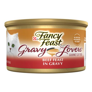 PURINA FANCY FEAST GRAVY LOVERS BEEF FEAST 85GM (Carton of 24)