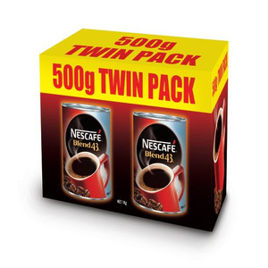 NESCAFE BLEND 43 COFFEE TWIN PACK 1KG