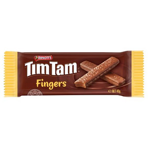 ARNOTTS BISCUITS CHOCOLATE TIM TAM FINGERS 40GM (Carton of 28)