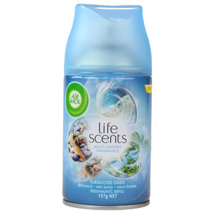 AIRWICK 157G LIFE SCENTS FRESHMATIC REFILL TURQUOISE OASIS