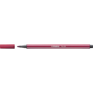 STABILO PEN 68 FIBRE TIP PEN PURPLE (BOX OF 10)