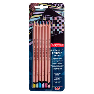 DERWENT METALLIC PENCIL COLOURS BLISTER PK6