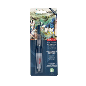 DERWENT WATERBRUSH PUSH BUTTON LARGE TIP