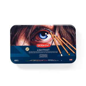 DERWENT LIGHTFAST PENCILS TIN 100