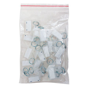 KEVRON ID45 UNIVERSAL KEY CABINET TAG CLEAR BAG 25