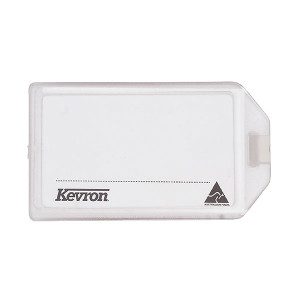 KEVRON ID34 EXECUTIVE HOTEL TAG CLEAR BAG 25