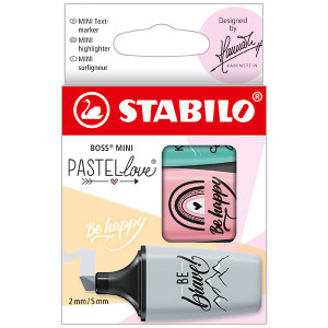 STABILO BOSS MINI PASTELLOVE PACK 3