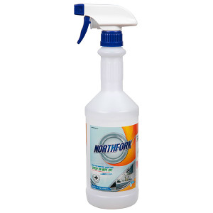 NORTHFORK SURFACE SPRAY DISINFECTANT HOSPITAL GRADE SPRAY ON WIPE OFF 750ML EMPTY DECANTING BOTTLE (CARTON OF 12)