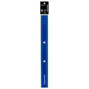 COLOURHIDE BINDERMATE RULER 30CM CLASSIC BLUE