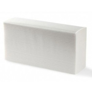 Gusspak Eco Friendly Premium Ultraslim Hand Towel 150 Sheets 23cm x 24cm Carton of 16, **Embossed Virgin High White Towel**