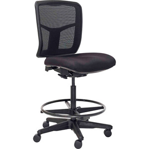 Buro Mondo Tivoli Drafting Chair Mesh Back Black