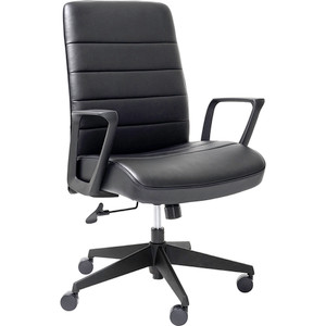 Buro Mondo Plato Leather Office Chair Black