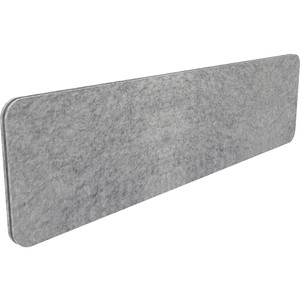Rapidline Desk Mounted Eco Panel Screen 1490W x 27D x 400mmH Marble Grey