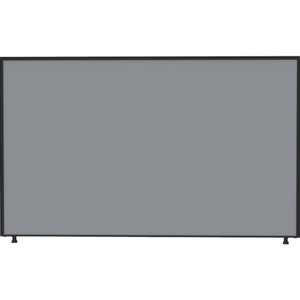 Rapidline SHUSH30+ Screen 1500W x 30D x 900mmH Black Frame Grey Pinnable Fabric