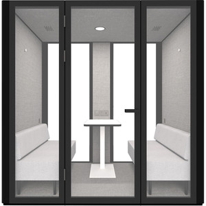 Rapidline B.Quiet Acoustic Meeting Pod 2-4 Person Black