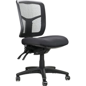 Rapidline Mirae Operator Chair Medium Back Mesh Back Black, AFARDI  Rated to 160kg