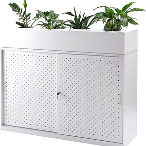 Rapidline Go Steel Perforated Planter Box 1530W x 473D x 230mmH White