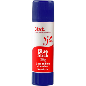 Stat Glue Stick Blue 36gm Large