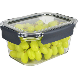ITALPLAST Snap Lock Food Container 1300mL - Clear, Each