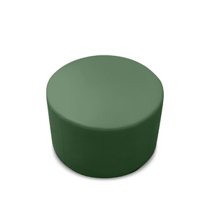 K2 Marbella Flinders Senior Round Ottoman Green PU Leather