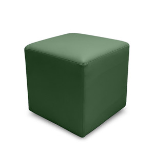 K2 Marbella Cook Senior Square Ottoman Green PU Leather