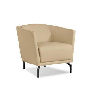 K2 Marbella Lawson Tub Chair Beige PU Leather