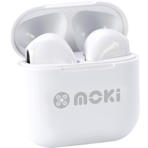 Moki MokiPods Volume Limited True Wireless Stereo Kids Mini Earphones White