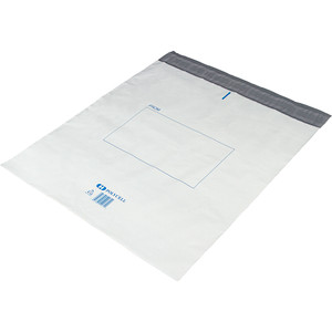 Protext Polycell Plastic Courier Bag 340mm x 440mm White Pack of 50