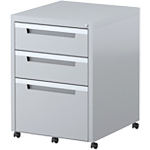 Steelco Classic Mobile Pedestal 2 Drawer 1 File 470W x515Dx630mmH Graphite Ripple