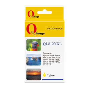 Q-Image Compatible Epson 812XL Ink Cartridge High Yield Yellow