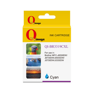 Q-Image Compatible Brother LC3319XLC Ink Cartridge High Yield Cyan