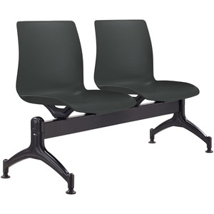 Pod 2 User Beam Seater Black Metal Frame And Black Plastic Seat ** ETA 1/7/2026 **