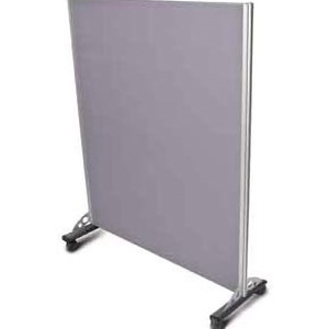 Sylex Mobile Flat Privacy Screen 1200W x 30D x 1500mmH Grey