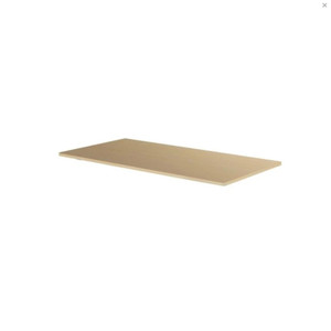 Sylex Rectangle With Scallop Table Top Only 1200W X 750D x 25mmH Snow Maple