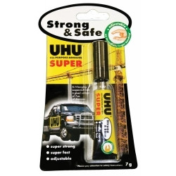 UHU Super Glue Strong and Safe Adhesive - 7g, Each