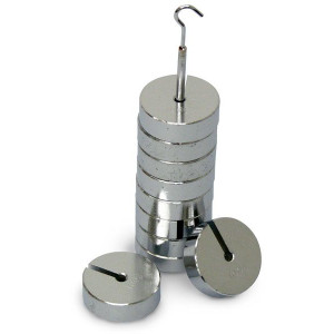 Slotted Weight Set of 9 x 10g with 10g Carrier