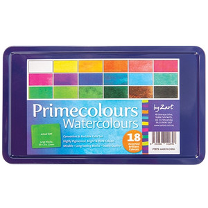 Primecolours Watercolours 18s Assorted