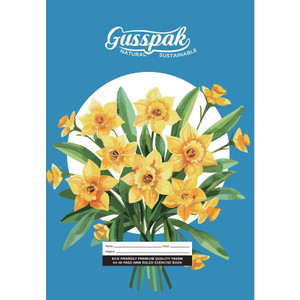 Gusspak Premium Exercise Book A4 8mm Ruled 48 Page with Red Margin FSC 70gsm