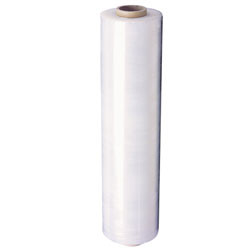 STRETCH WRAP FILM HAND ROLL Clear 25um x 500mm x 375mtr - Carton of 4 Rolls