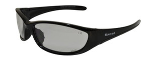 Excel Black Frame Clear Safety Glasses