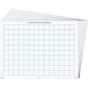 TFC Write & Wipe Boards 2CM Grid (Each)