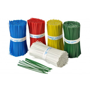 Twist Ties Vinyl 300mm, Yellow Pack of 1000