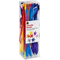 Chenille Stems Bumps 30cm Packet 200